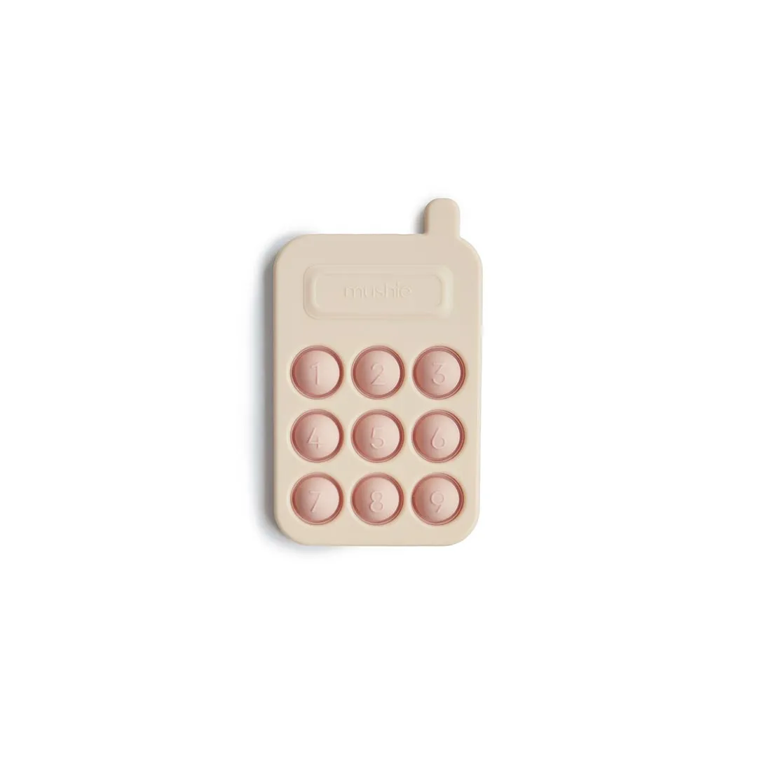 Mushie Phone Press Toy - Blush