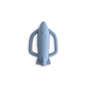 Mushie Rocket Rattle Teether
