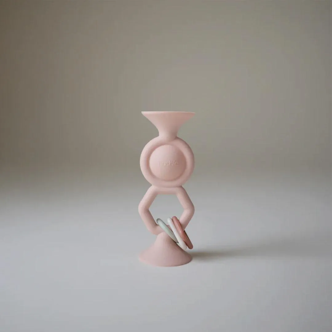 Mushie Suction Toy - Hexapop - Blush