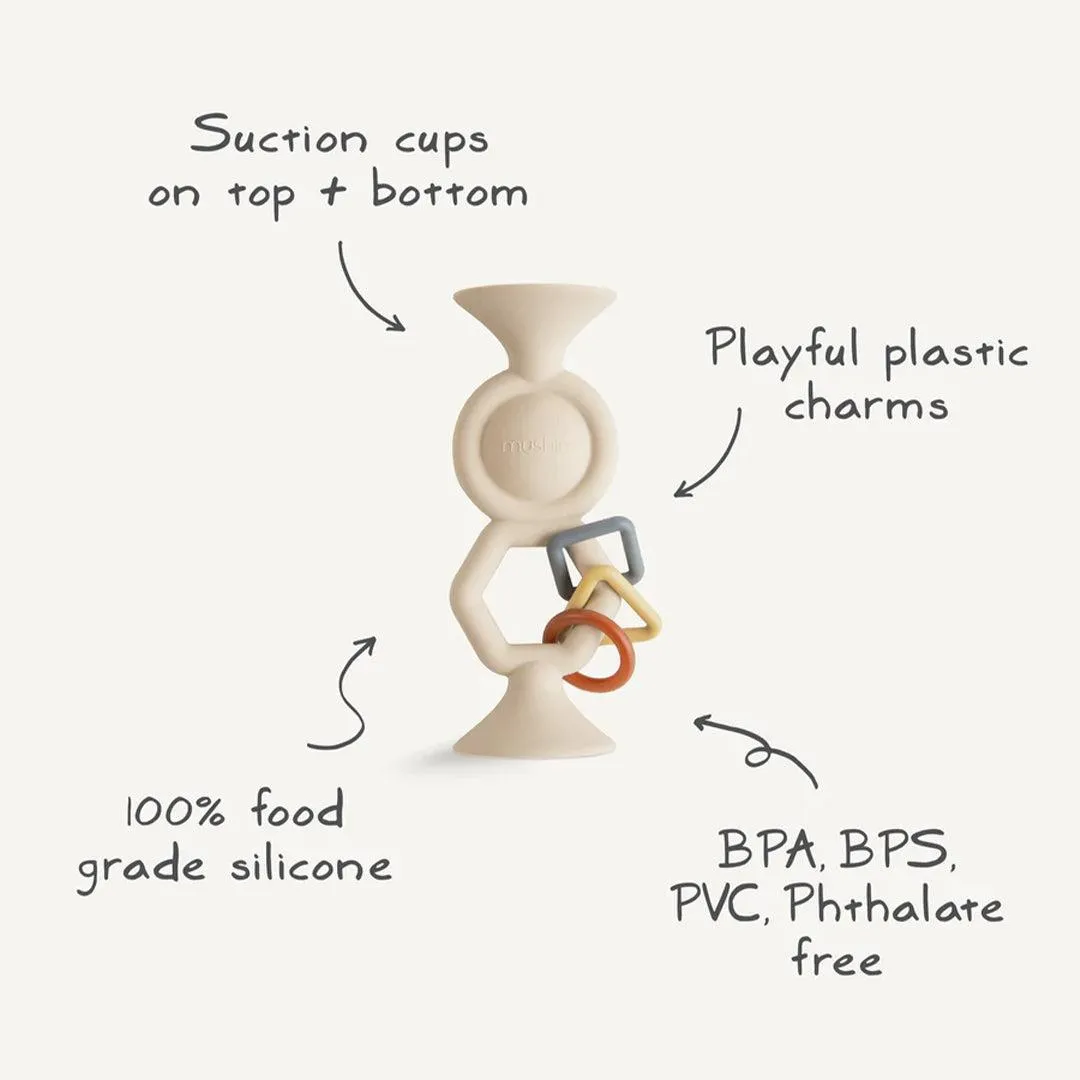 Mushie Suction Toy - Hexapop - Shifting Sand