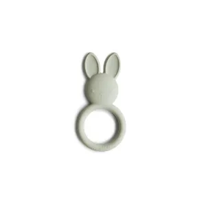 Mushie Teether - Bunny - Sage