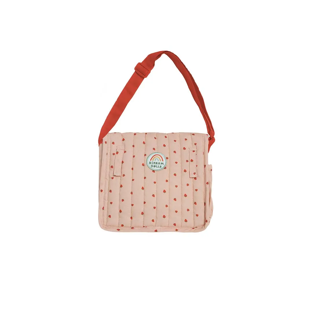 Olli Ella Carrie Convertible Changing Bag   Mat - Strawberry