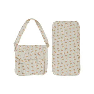 Olli Ella Carrie Convertible Changing Set - Rainbow Print
