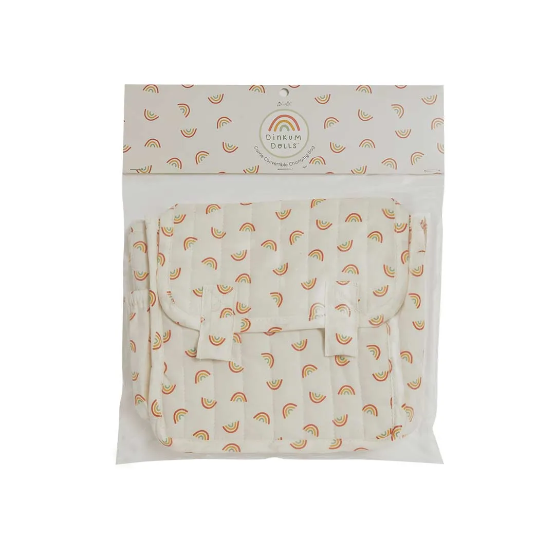 Olli Ella Carrie Convertible Changing Set - Rainbow Print