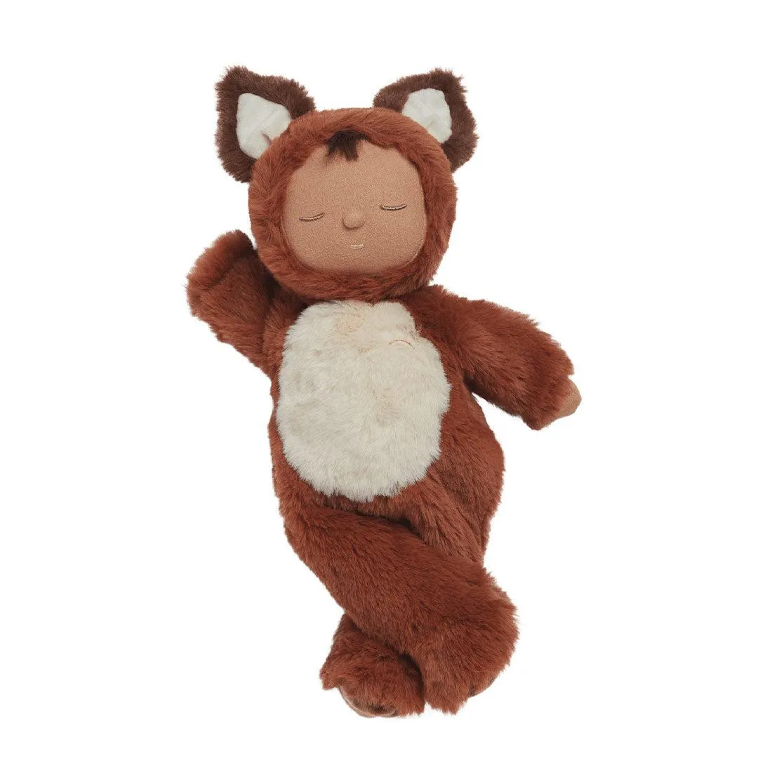 Olli Ella Cozy Dinkums Fox Doll - Finnley - Rust