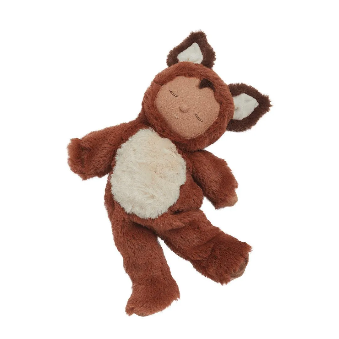 Olli Ella Cozy Dinkums Fox Doll - Finnley - Rust