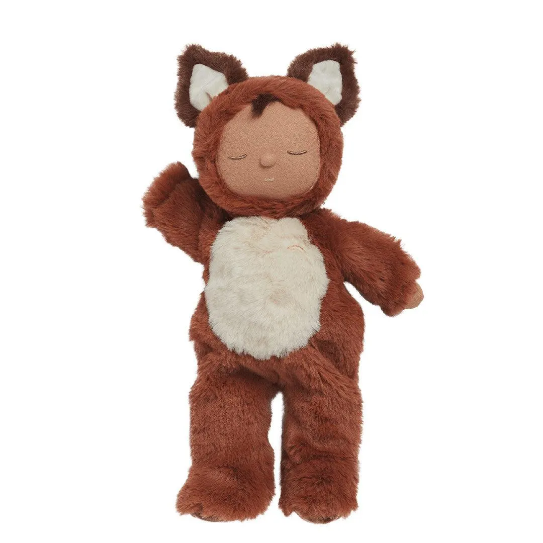 Olli Ella Cozy Dinkums Fox Doll - Finnley - Rust