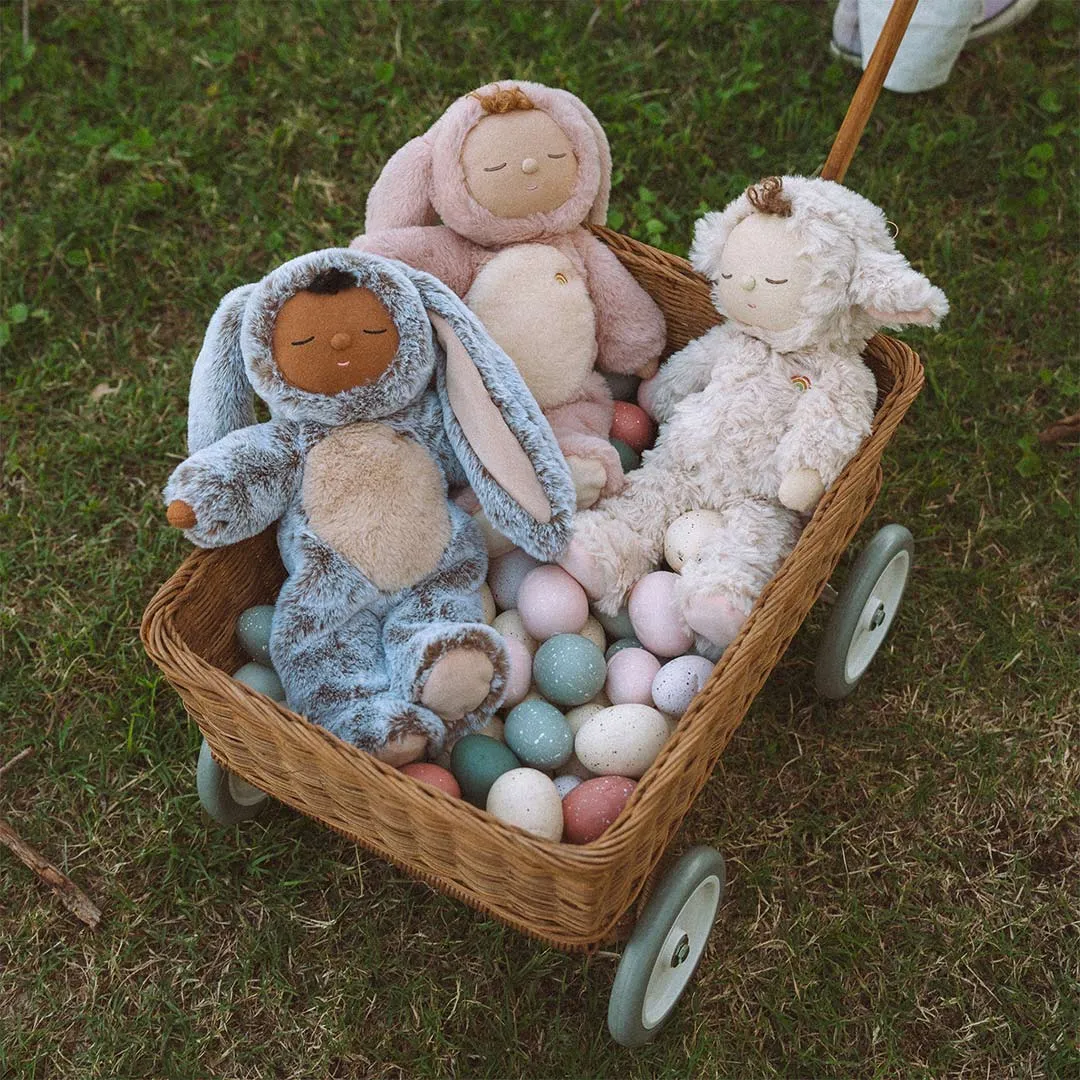 Olli Ella Cozy Dozy Dinkums Lamby Doll - Cocoa Cream - Muffin