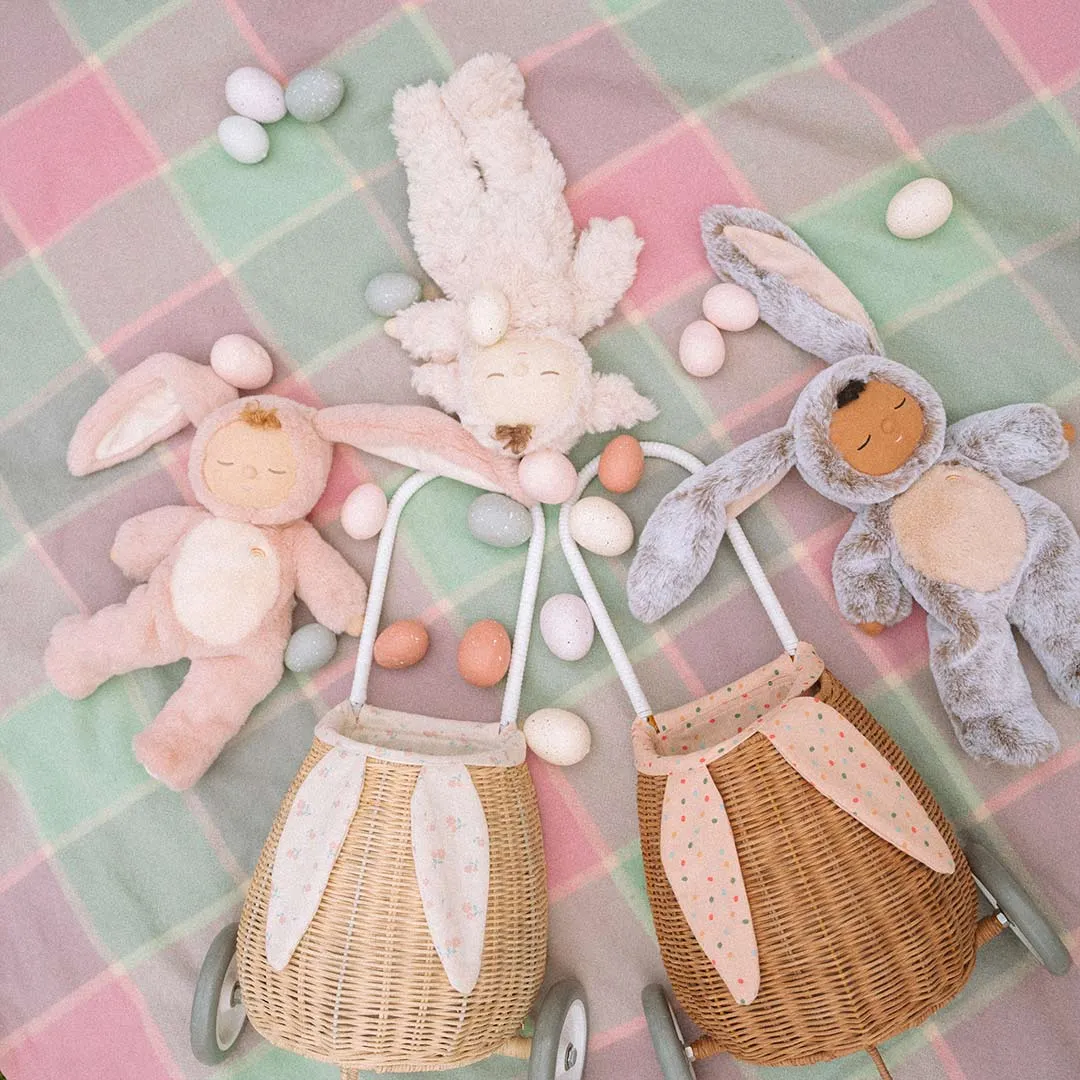 Olli Ella Cozy Dozy Dinkums Lamby Doll - Cocoa Cream - Muffin