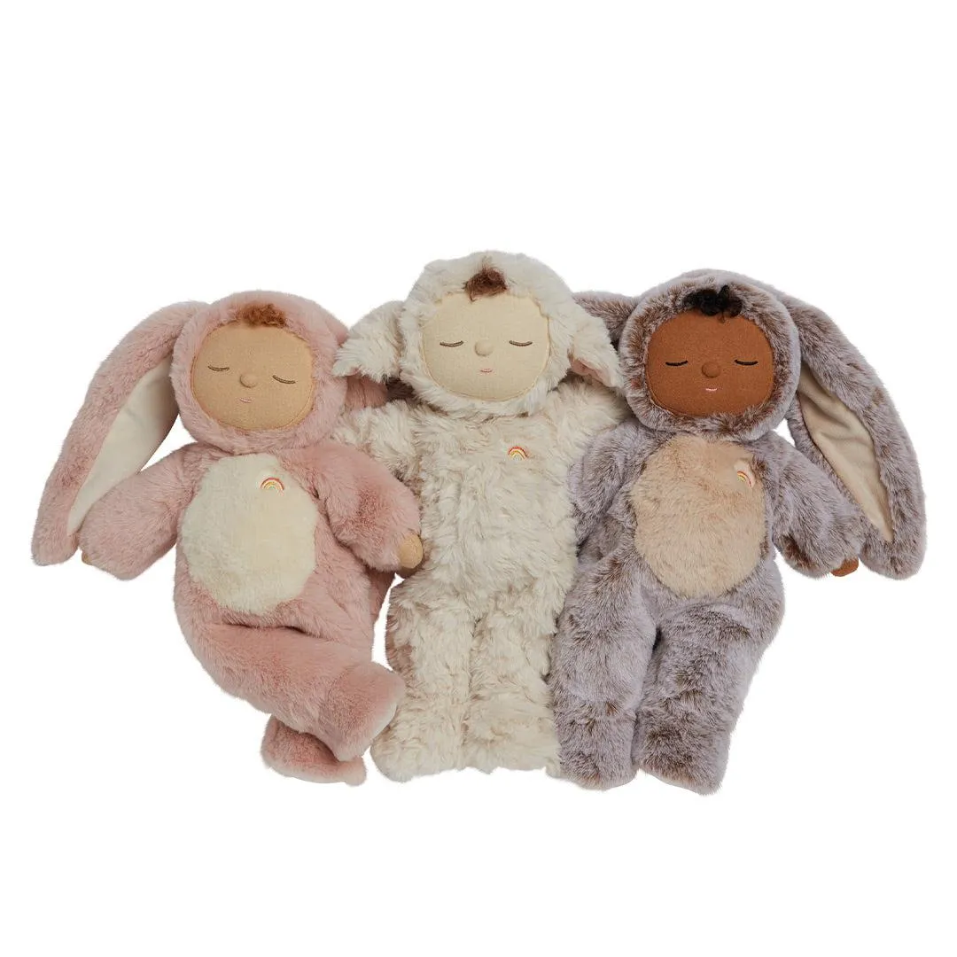 Olli Ella Cozy Dozy Dinkums Lamby Doll - Cocoa Cream - Muffin