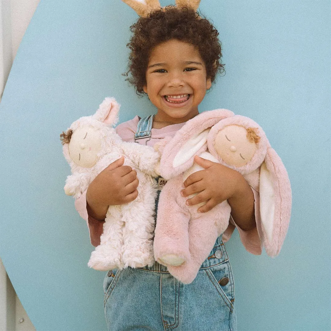 Olli Ella Cozy Dozy Dinkums Lamby Doll - Rose - Flopsy