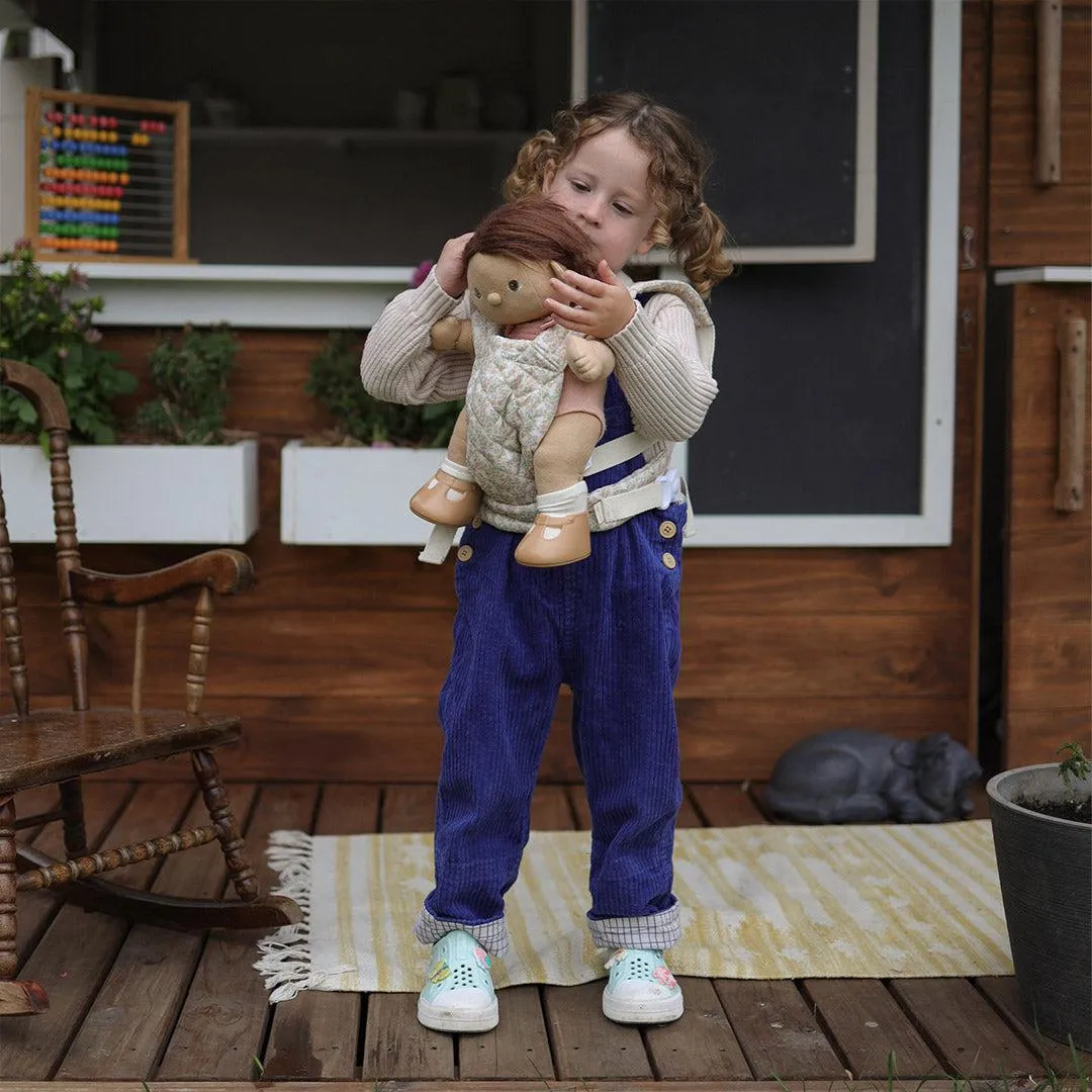 Olli Ella Dinkum Dolls Quilted Carrier   - Garden Floral