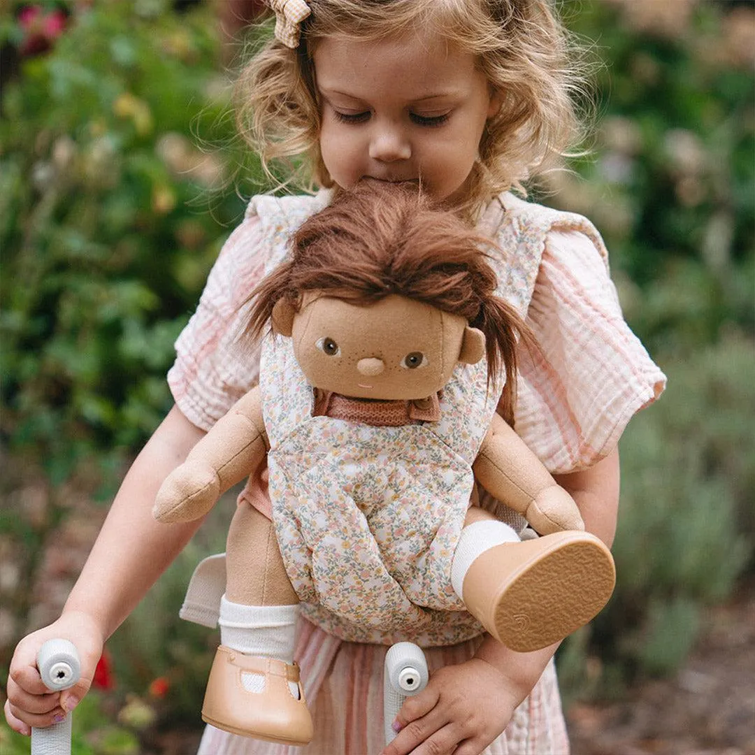Olli Ella Dinkum Dolls Quilted Carrier   - Garden Floral