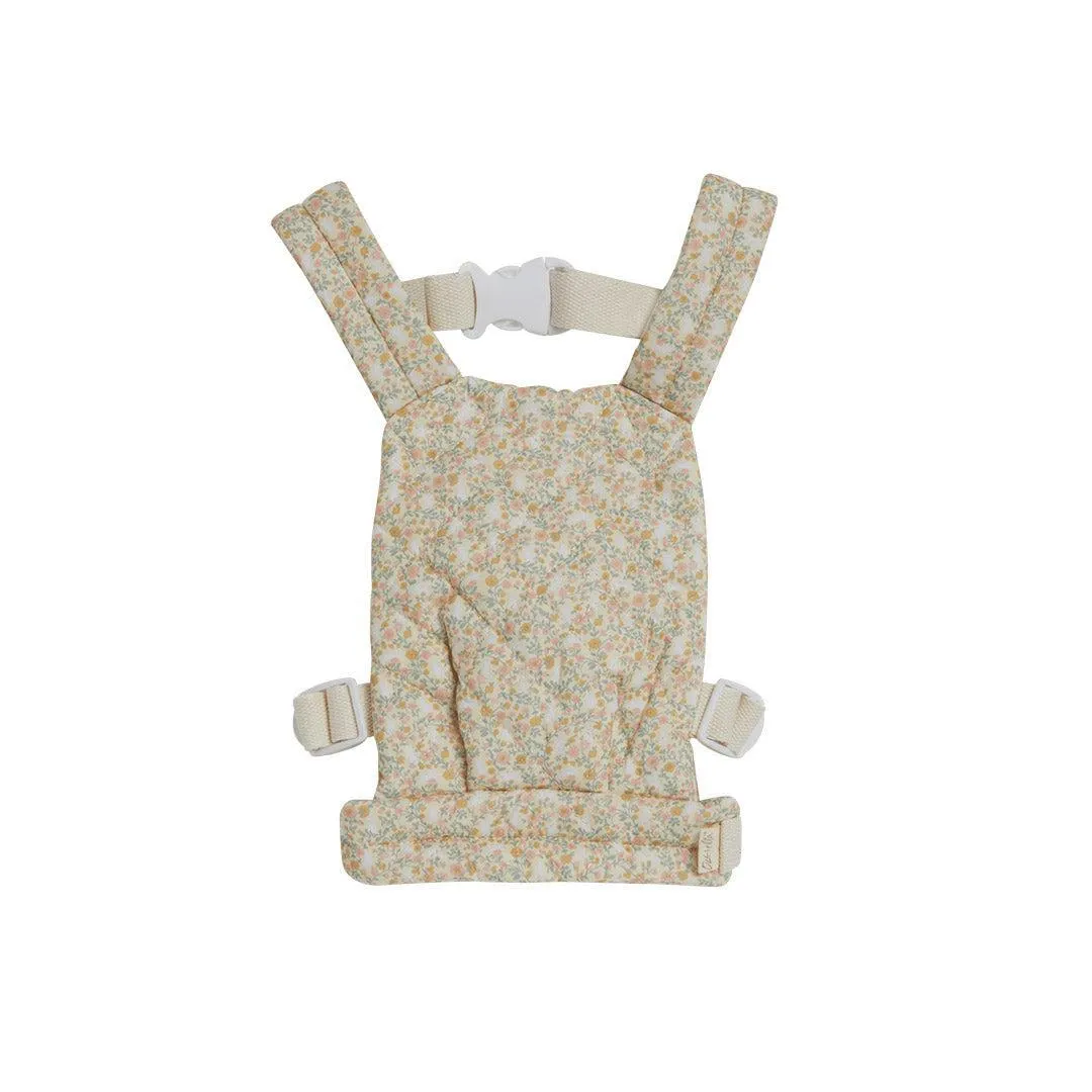 Olli Ella Dinkum Dolls Quilted Carrier   - Garden Floral