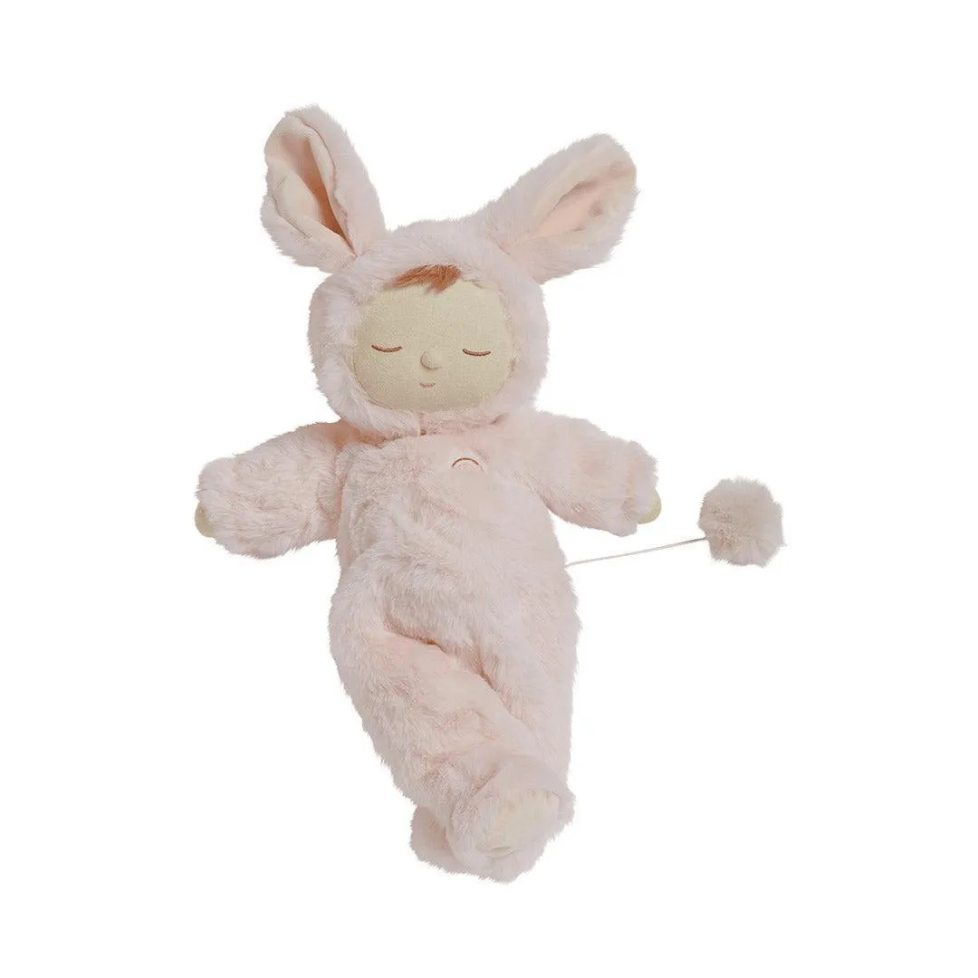 Olli Ella Lullaby Cozy Dinkum  - Bunny Moppet  - Pink