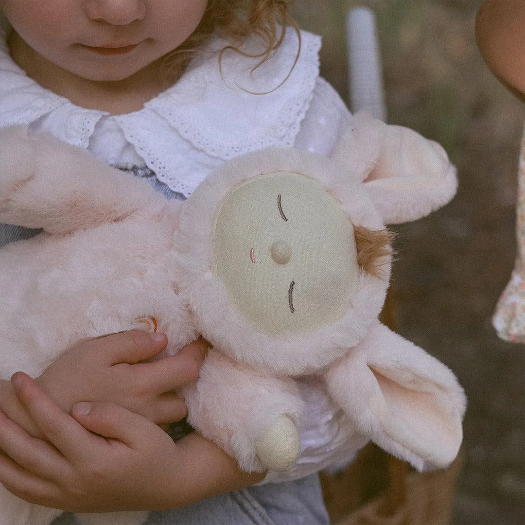Olli Ella Lullaby Cozy Dinkum  - Bunny Moppet  - Pink