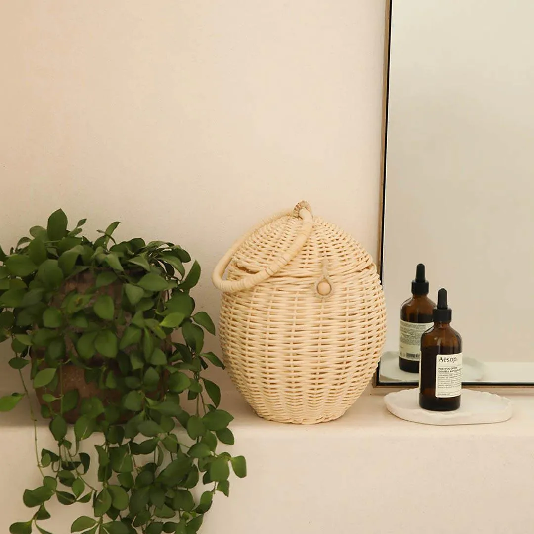 Olli Ella Rattan Egg Basket