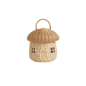 Olli Ella Rattan Mushroom Basket