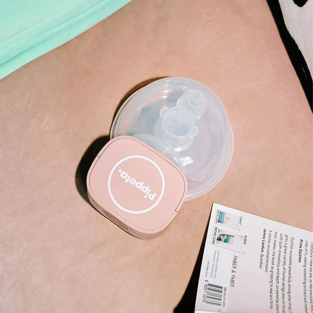Pippeta LED Wearable Hands Free Breast Pump - 2 Pack - Ash Rose