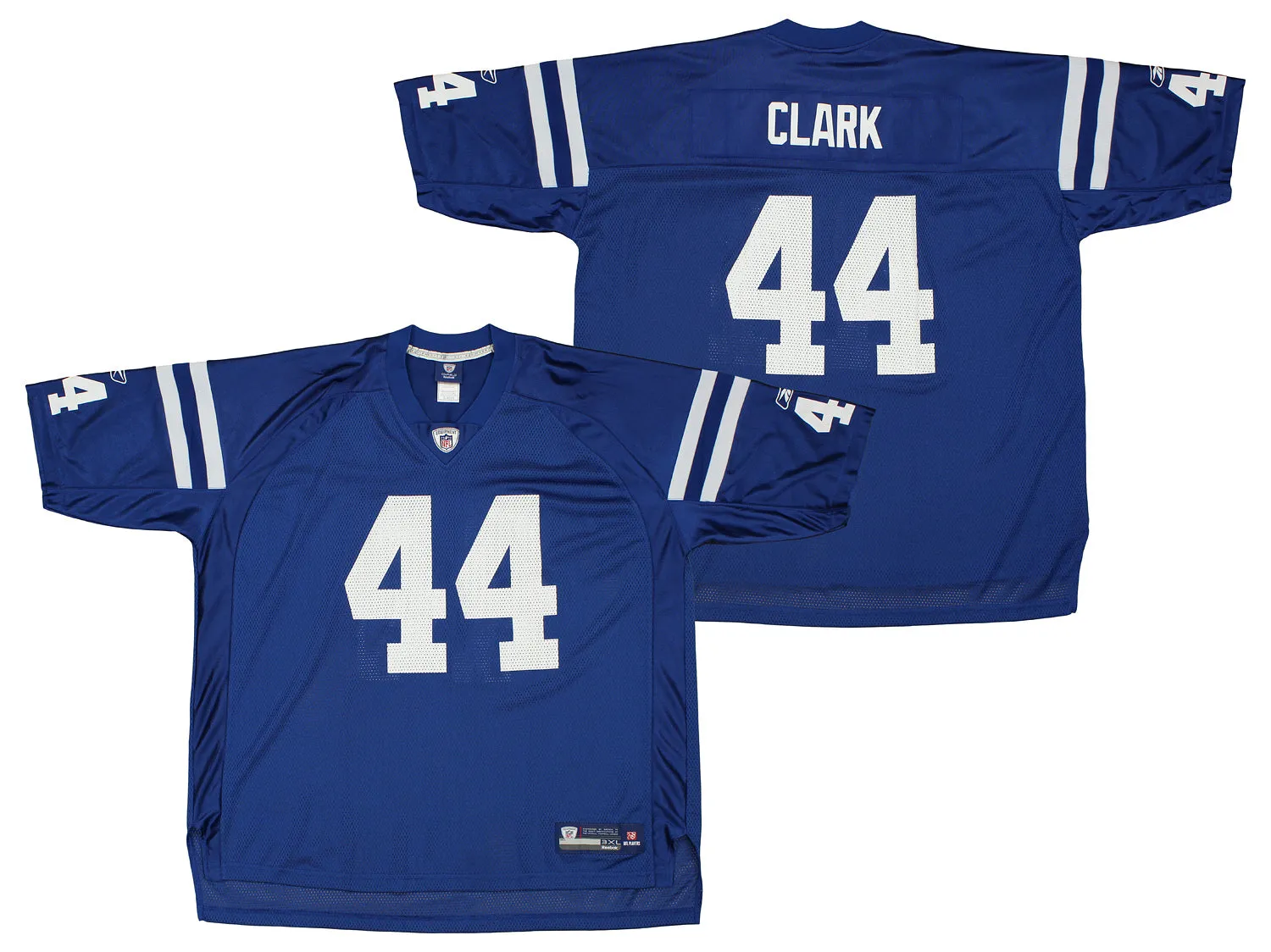 Reebok NFL Men's Indianapolis Colts Dallas Clark #44 Vintage Replica Jersey, Blue 3XL