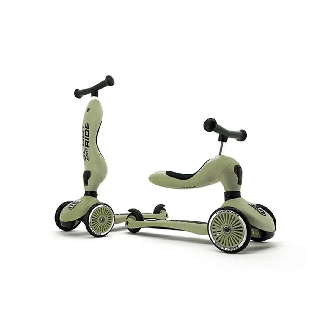 Scoot and Ride Highway Kick 1 - Olive