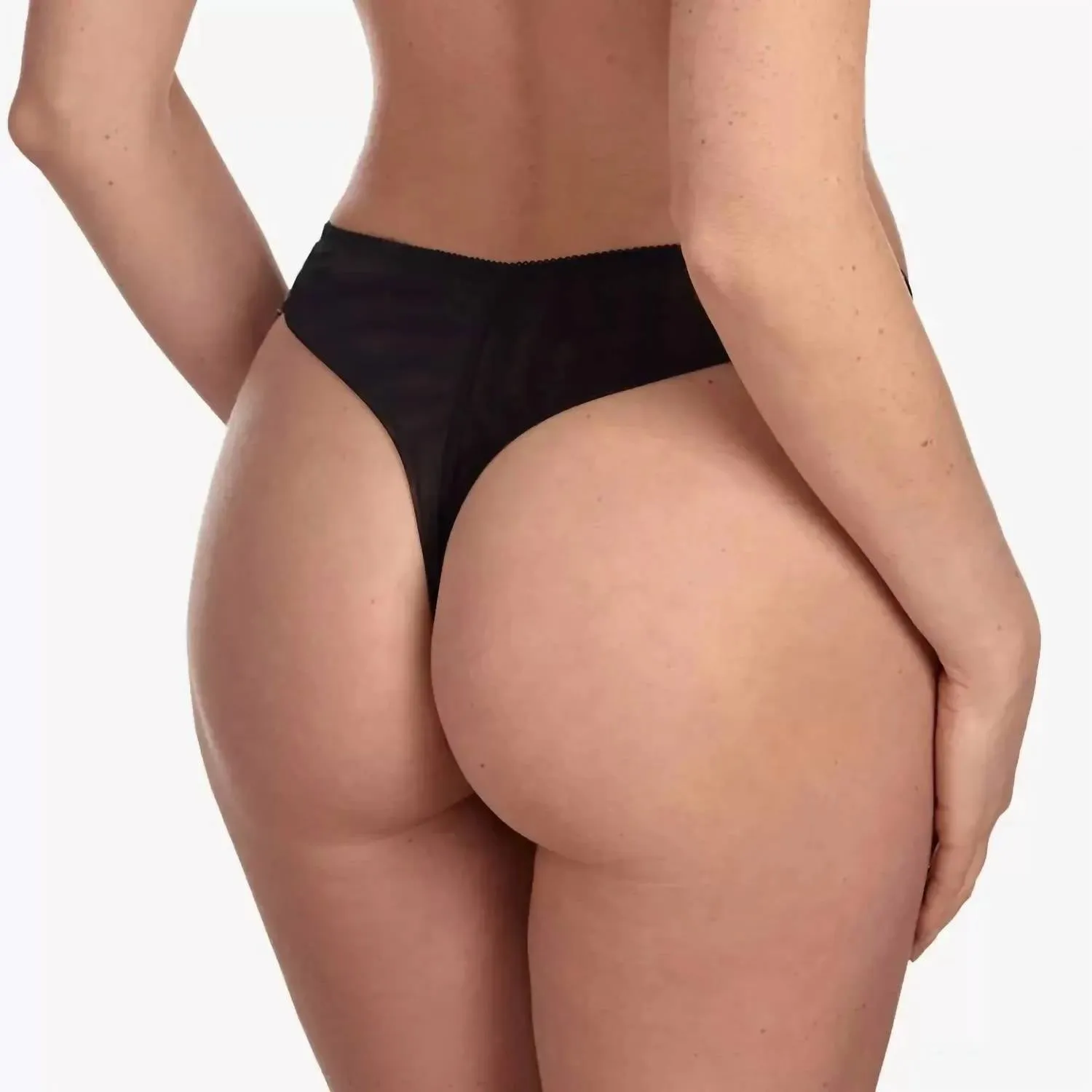 Sensual Thong In Black