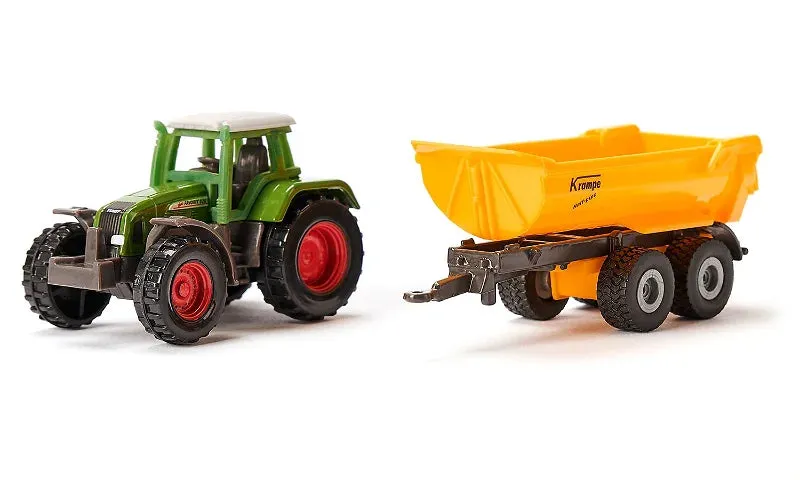 Siku Fendt Tractor with Krampe Tipping Trailer
