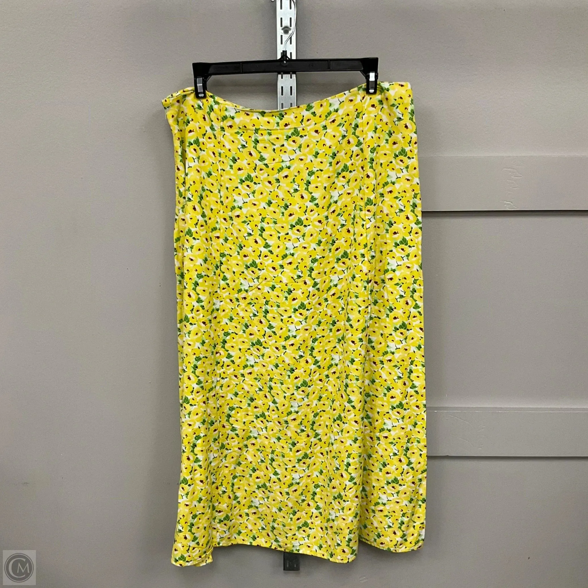 Skirt Maxi By Loft In Yellow, Size: 8