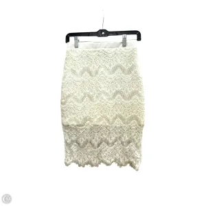 Skirt Midi By Andree In Cream, Size: S