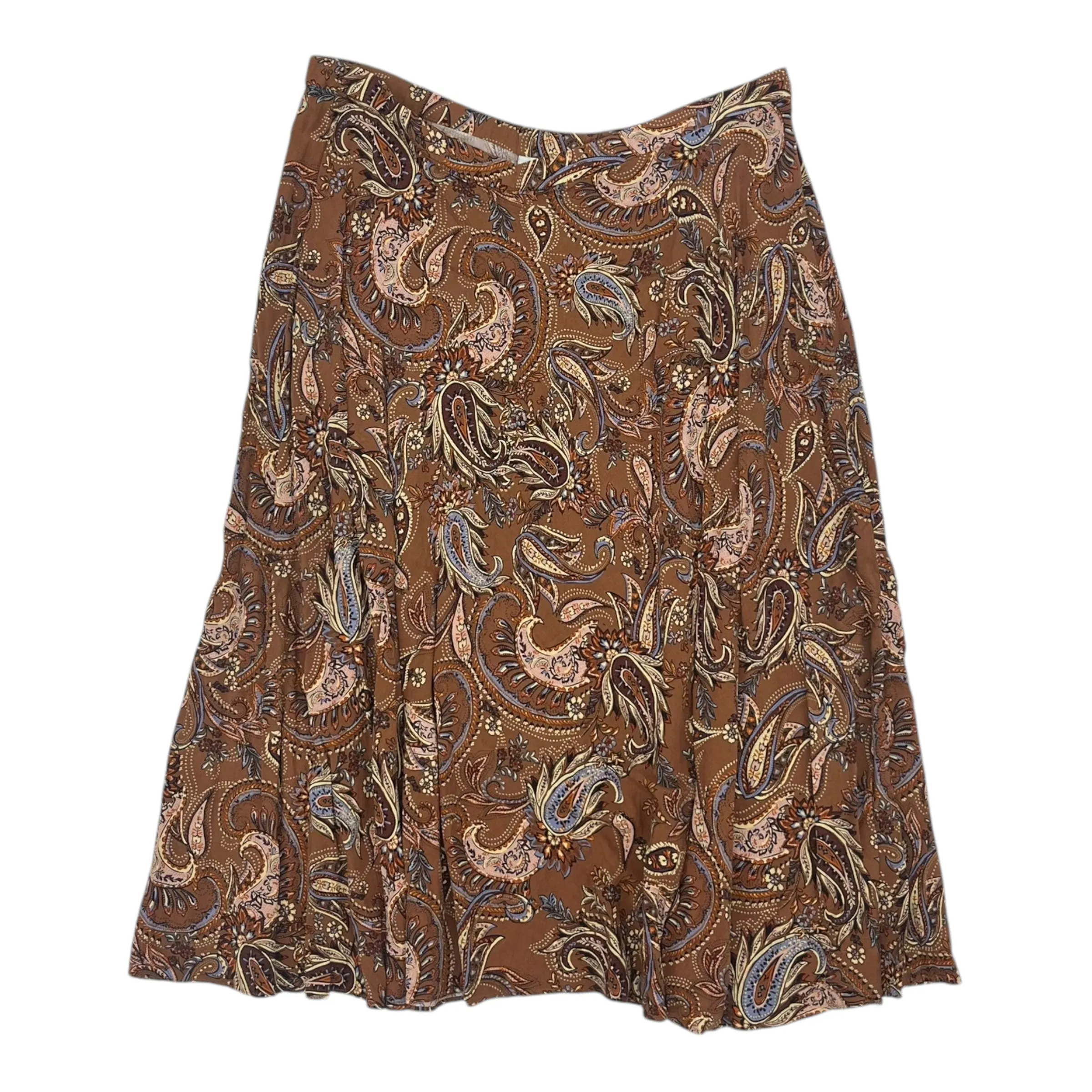 Skirt Midi By J. Jill In Brown, Size:M