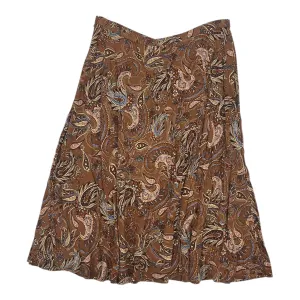 Skirt Midi By J. Jill In Brown, Size:M