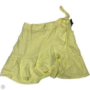 Skirt Mini & Short By Free People In Yellow, Size: Xs