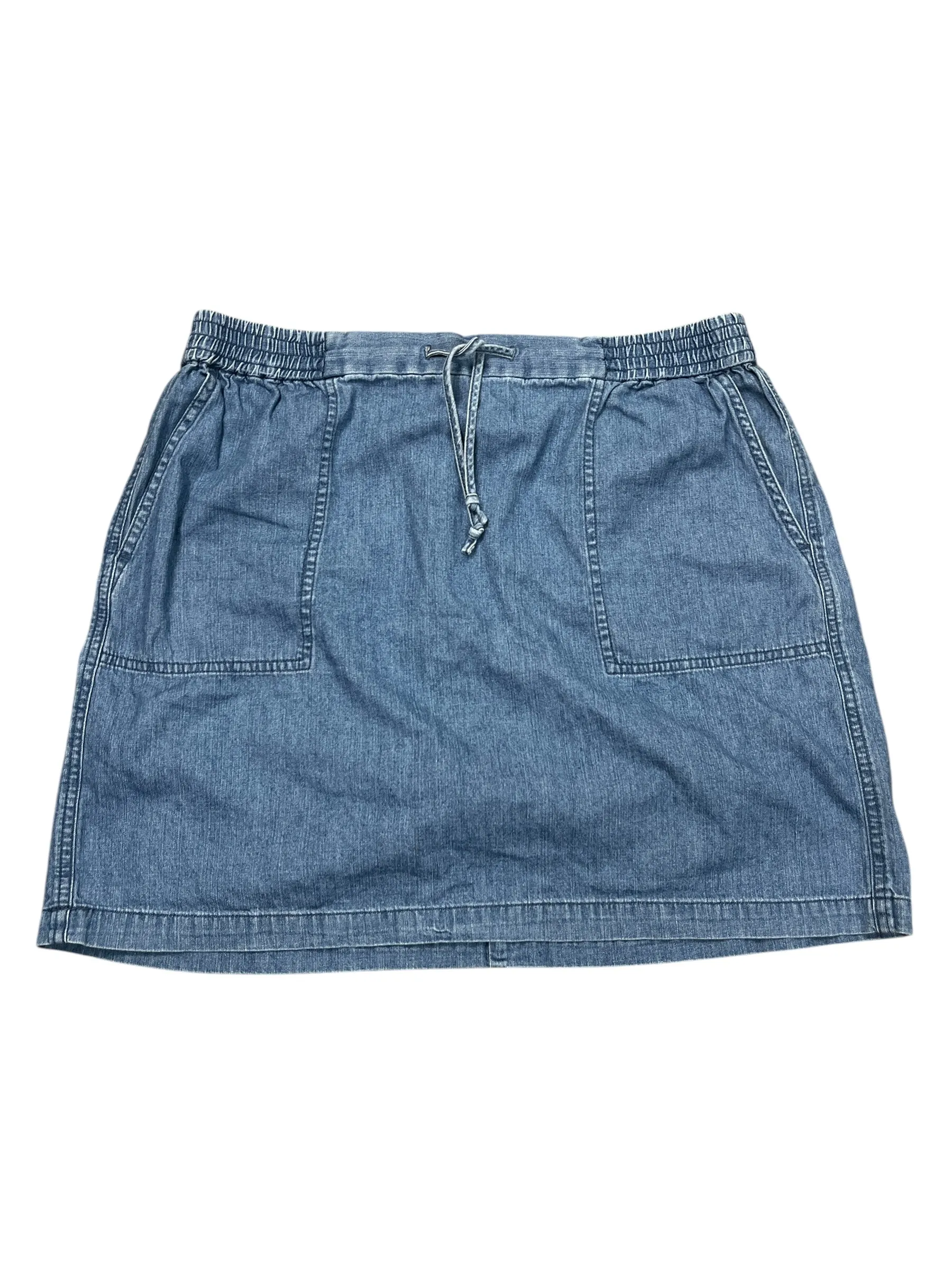 Skirt Mini & Short By J. Crew In Blue, Size:L
