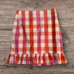 Skirt Mini & Short By J. Crew In Pink & White, Size: 0