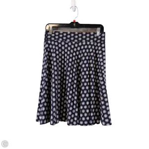 Skirt Mini & Short By Loft In Black & White, Size: 4