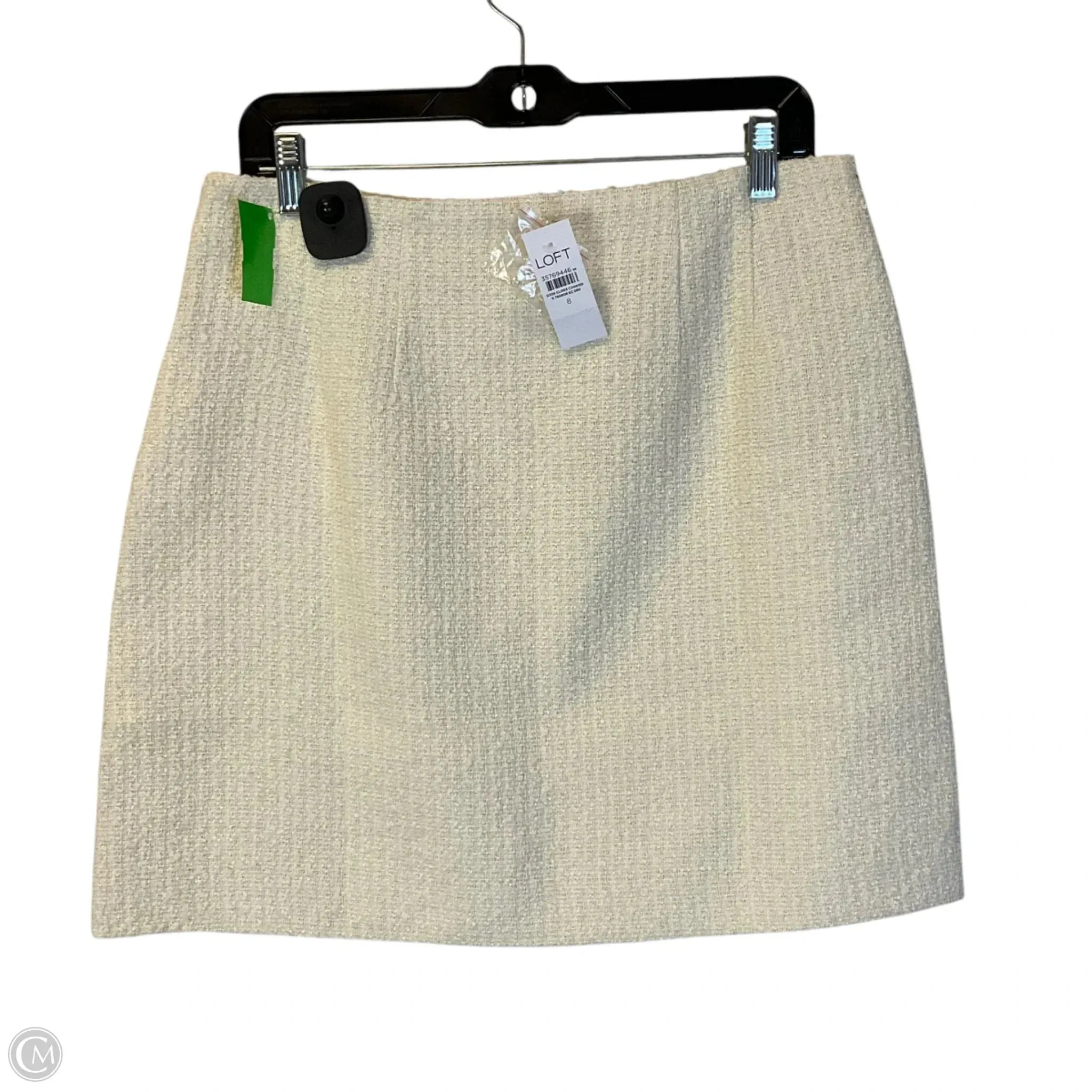 Skirt Mini & Short By Loft In Cream, Size: 8