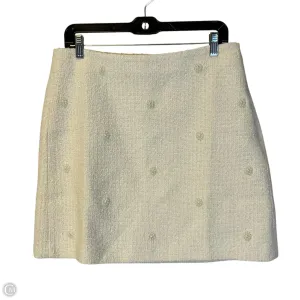 Skirt Mini & Short By Loft In Cream, Size: 8