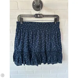 Skirt Mini & Short By Madewell In Blue & White, Size: 4