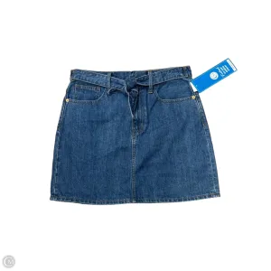 Skirt Mini & Short By Madewell In Blue Denim, Size: 6