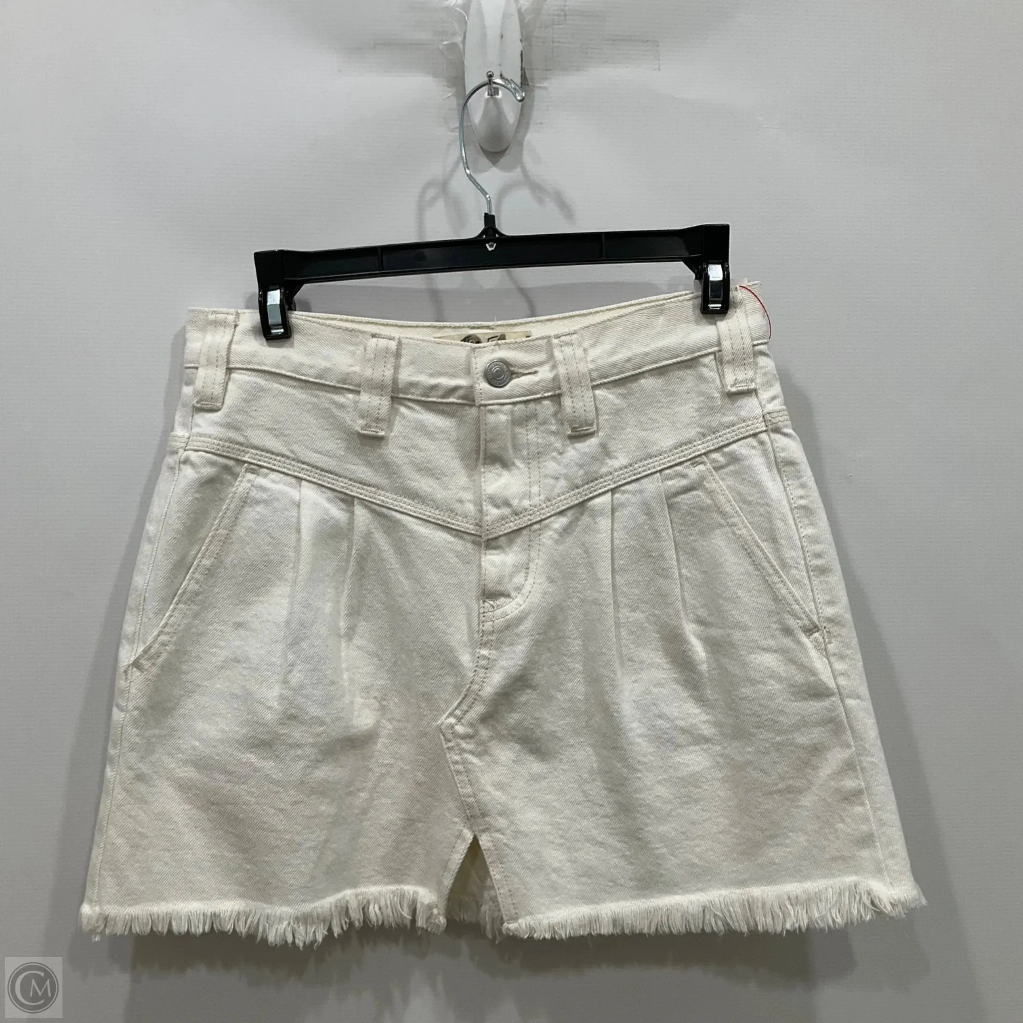Skirt Mini & Short By We The Free In White Denim, Size: 4