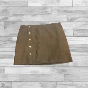 Skirt Mini & Short By Zara Basic In Brown, Size: L