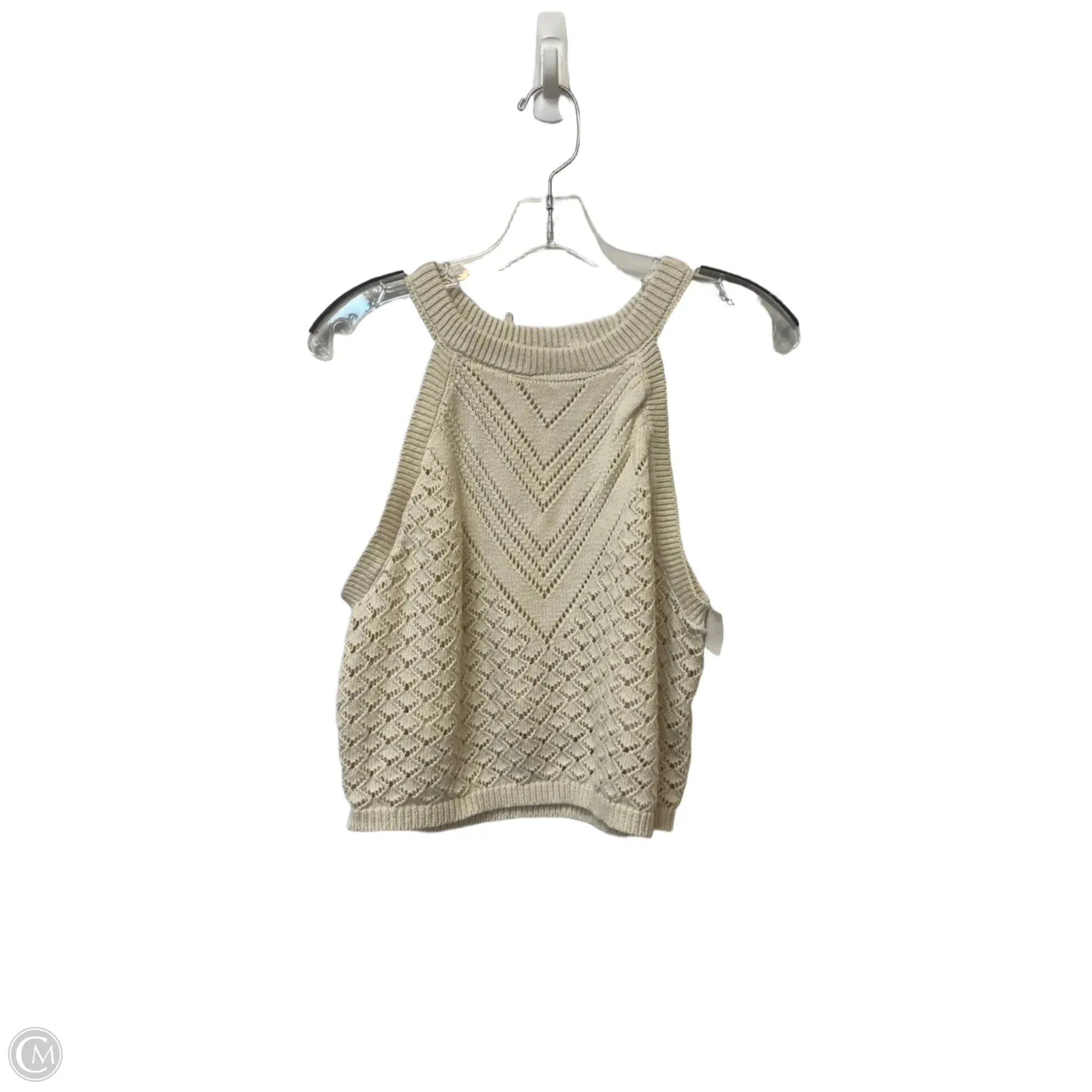 Skirt Set 2pc By Freshman In Cream, Size: L