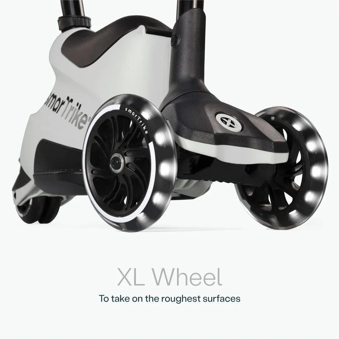 smarTrike Xtend Ride On Scooter Plus From 12 Months to 12 Years - Cool Grey