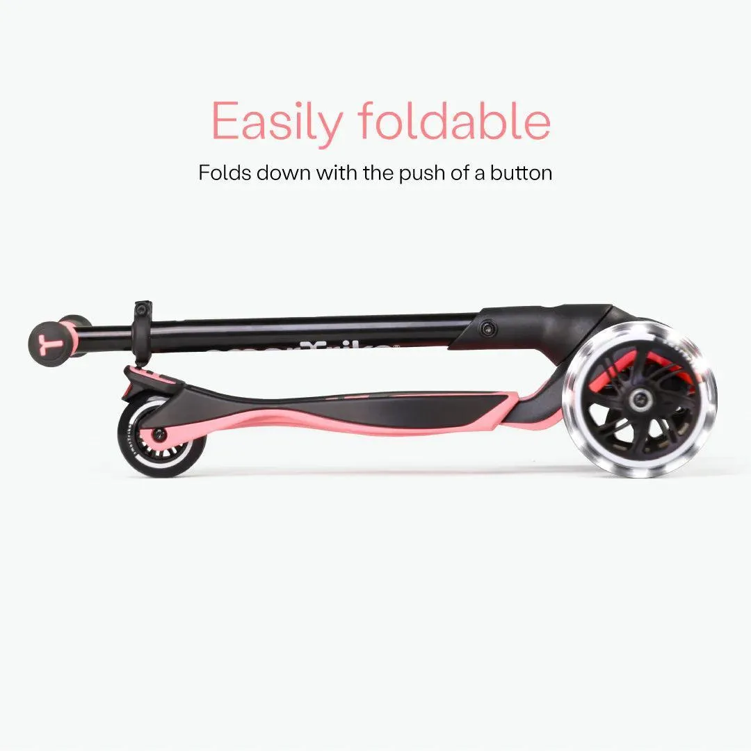 smarTrike Xtend Ride On Scooter Plus From 12 Months to 12 Years - Salmon Pink