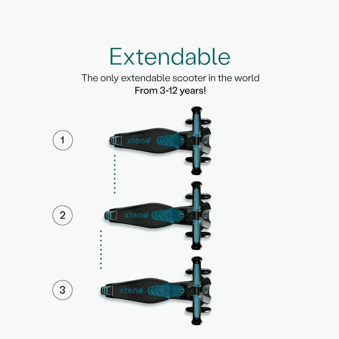 smarTrike Xtend Ride On Scooter Plus From 12 Months to 12 Years - Teal
