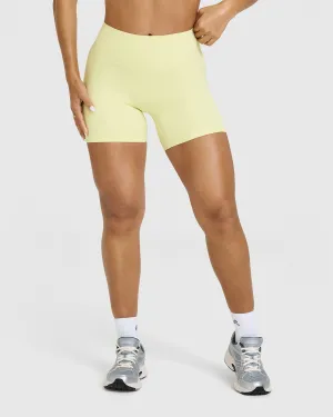 SoftMotion Shorts 6" | Pastel Yellow