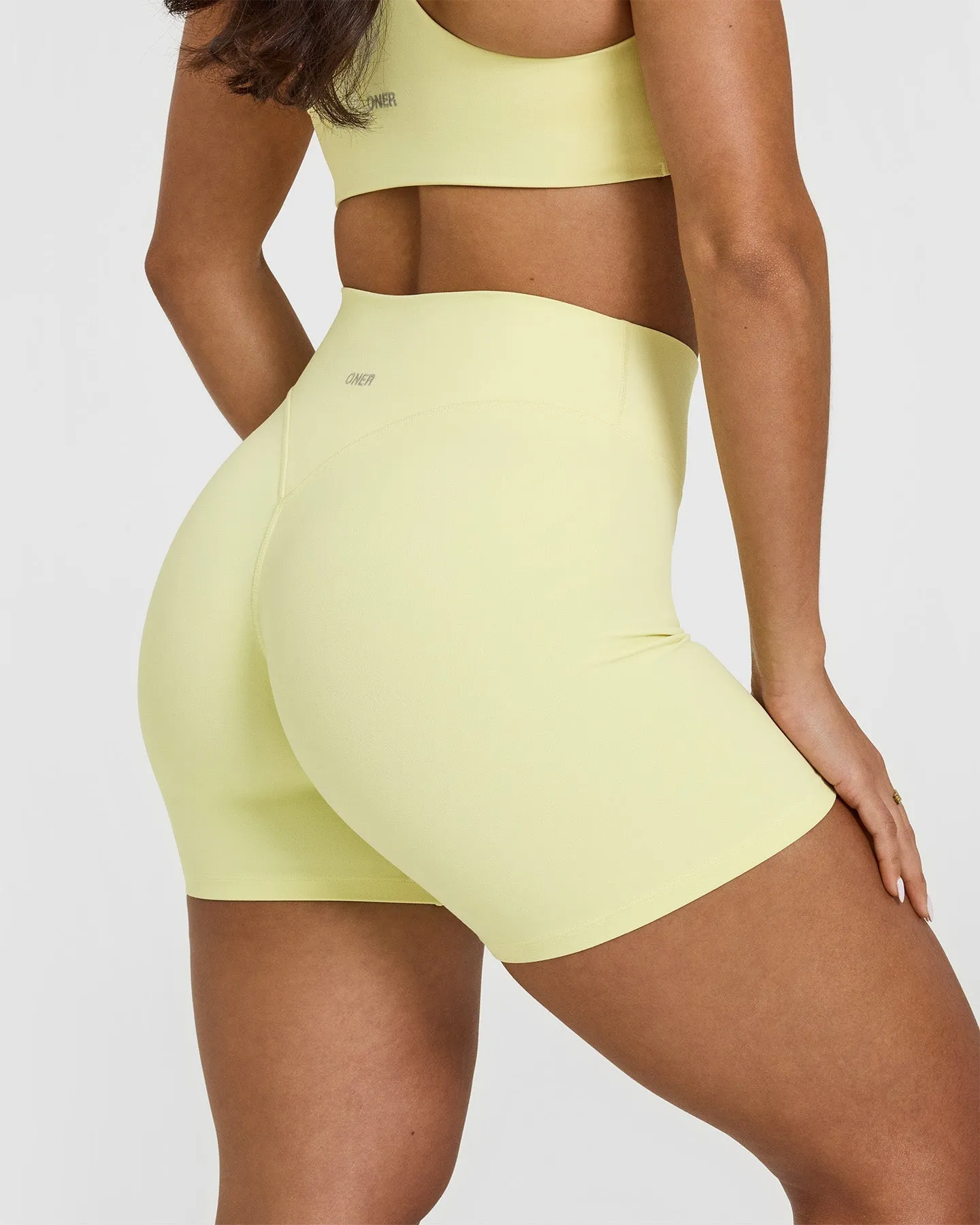 SoftMotion Shorts 6" | Pastel Yellow