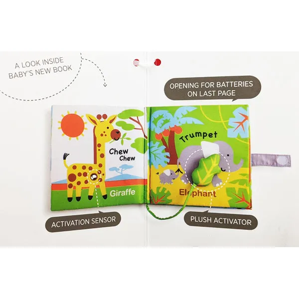 Sound Cloth Book "Jungle Friends" (0 )