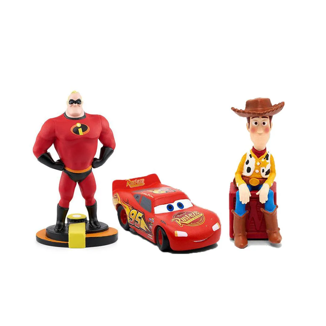 Tonies Character Bundle - Disney Cars | Toy Story | The Incredibles
