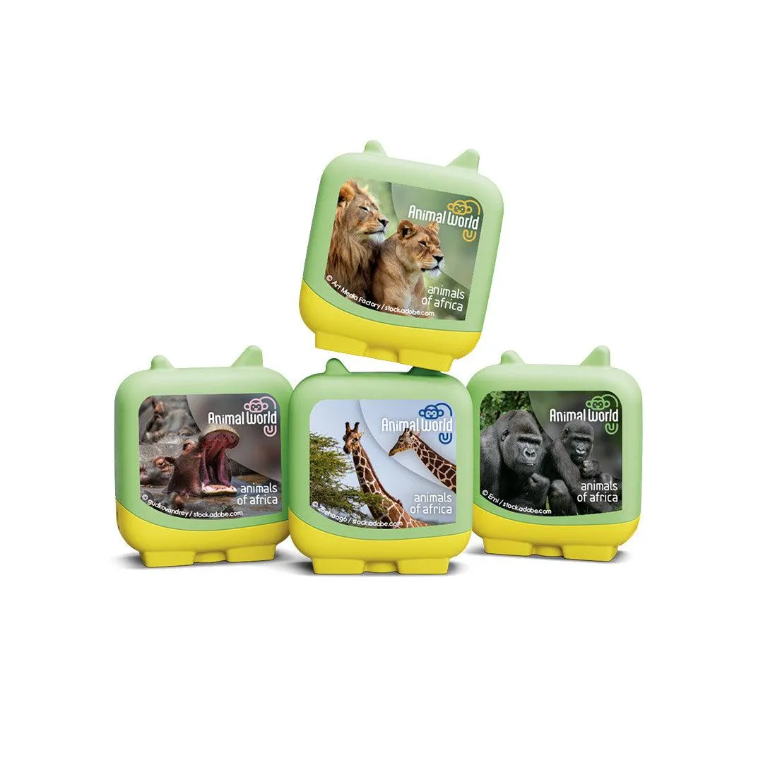 Tonies Clever Tonies - Animal World: Animals of Africa (4pk) - Multicoloured